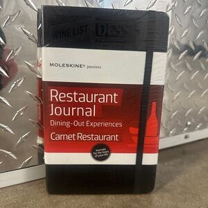 Moleskine Restaurant Journal - Black and Red